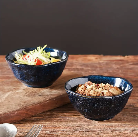 Screenshot 2025-01-30 4.06.49 PM 10 Ounce Blue Ceramic Soup and Dessert Bowl Set of 6 - Oven, Microwave, And Dishwasher Safe - Image 5