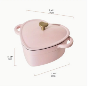 2 QT Pink Heart Cast Iron Dutch Oven Bakeware Screenshot 2025 02 21 11.17.04 PM 300x292