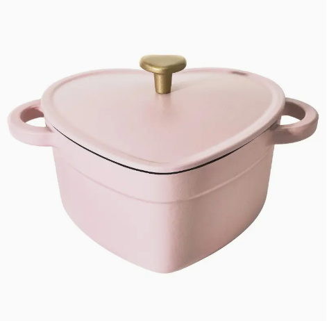Screenshot 2025-02-21 11.17.11 PM 2 QT Pink Heart Cast Iron Dutch Oven Bakeware - Image 3