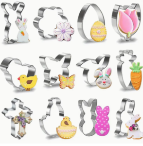 12-Piece Easter Cookie Cutter Set – Stainless Steel Bunny, Chick & Egg Shapes for Easter Baking & Holiday Fun Screenshot 2025 03 18 7.10.27 PM 294x300