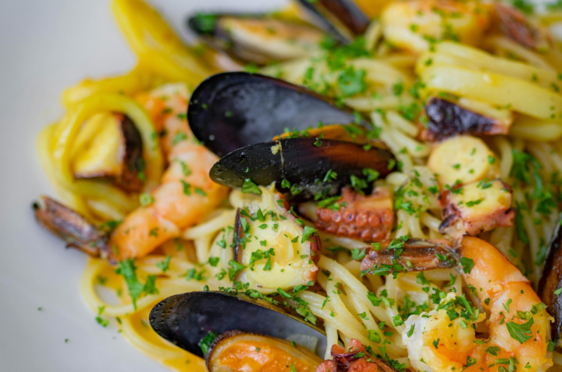 One-Pot Seafood Linguine