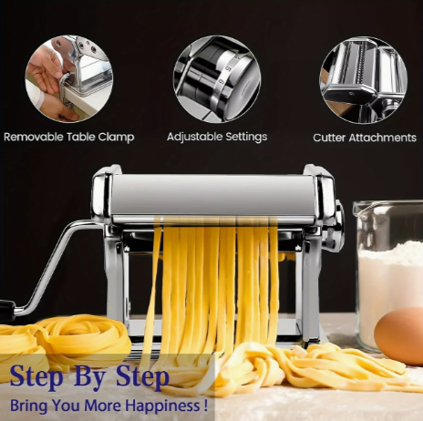 Screenshot 2025-04-07 10.20.05 PM Fresh Pasta Maker Roller Machine – Stainless Steel Hand Crank for Homemade Noodles