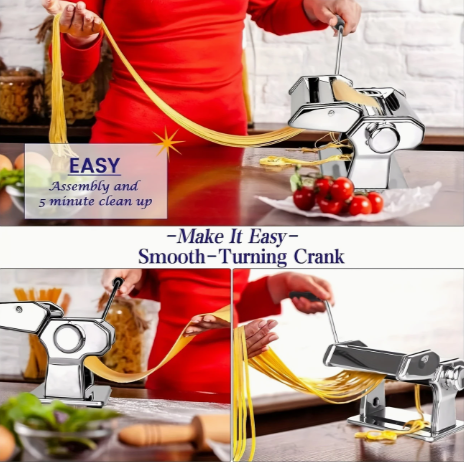 Screenshot 2025-04-07 10.20.27 PM Fresh Pasta Maker Roller Machine – Stainless Steel Hand Crank for Homemade Noodles - Image 8
