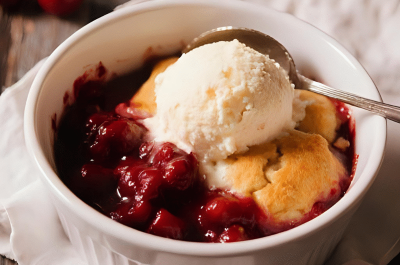 Classic Cherry Cobbler