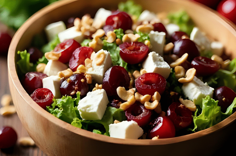 Cherry & Goat Cheese Salad
