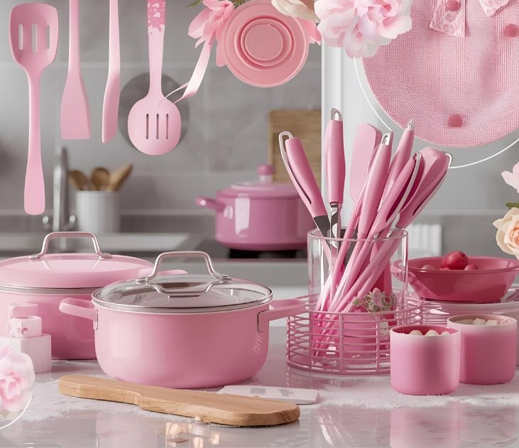 pink kitchen (731 x 631 px)